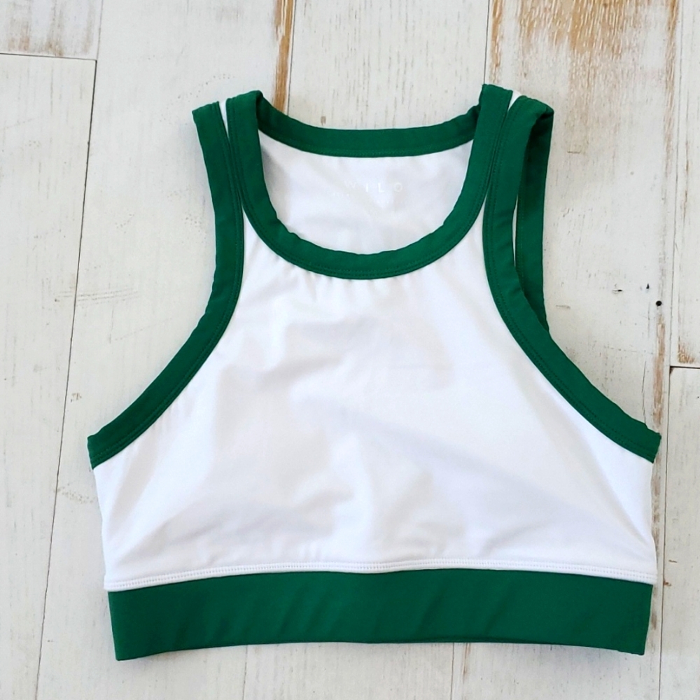 Wilo the lable block racer back sports bra